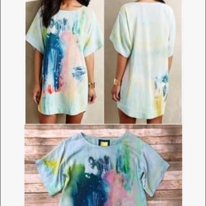 Anthropologie Paint splatter Dress. NWOT. Small